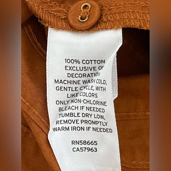 New ~ TREASURE & BOND ~ Delicate Fall Blouse  XXS 100% Cotton - Picture 7 of 7